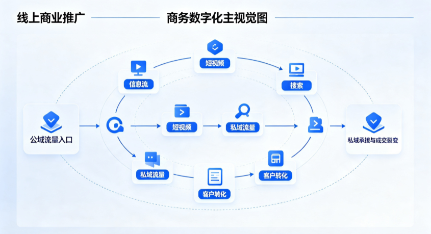 岫岩满族自治县线上商业推广怎么做？全域流量闭环搭建与低成本转化实战指南